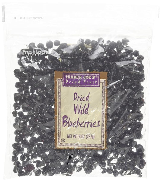 Myrtilles sauvages séchées Trader Joe's, 227g
