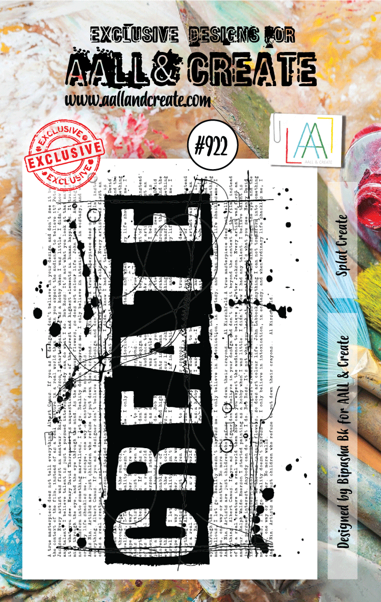 AALL and Create Lot de tampons - 922 - Splat Create