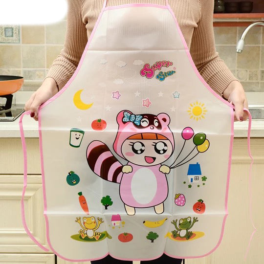 Cartoon pvc apron