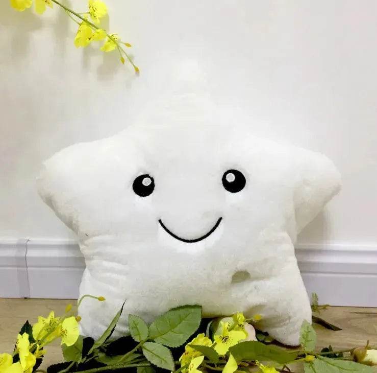 Oreiller Lumineux Unique Étoile Scintillante Design LED Lumière Coussin Coloré Étoiles Peluche Oreiller Jouets Cadeau Pour Enfants Fille