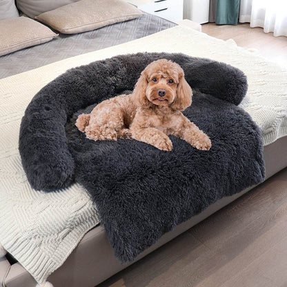 Tapis de lit amovible pour animaux de compagnie, canapé-lit pour chien, lit en peluche pour animaux de compagnie