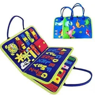 Nouvelle planche d'activités pour enfants Busy Board, jeu d'apprentissage de l'habillage et du boutonnage pour bébé, jouet d'apprentissage sensoriel préscolaire pour l'éducation précoce