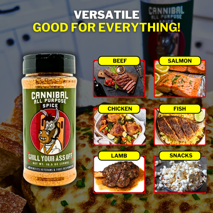 Grill Your Ass Off - Assaisonnement toutes herbes Cannibal