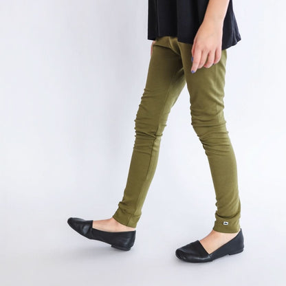 Youth Bamboo Leggings | Palm Fronds