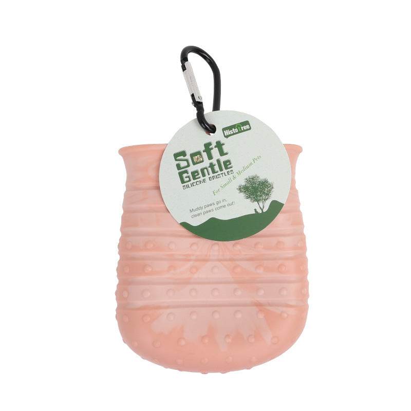 2 en 1 Nettoyeur de Pattes pour Chien Tasse Douce Brosse de Lavage Portable pour Pattes de Chien Seau de Nettoyage de Pattes pour Animaux de Compagnie Produits pour Animaux de Compagnie