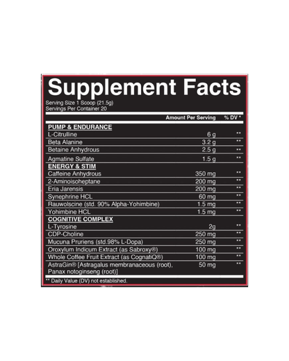 Pre-workout Âmes Damnées à vendre - Pamplemousse doré
