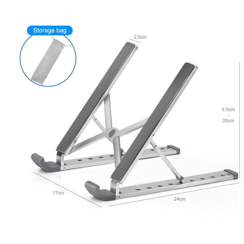 Support pliant pour ordinateur portable, tablette et ordinateur de bureau