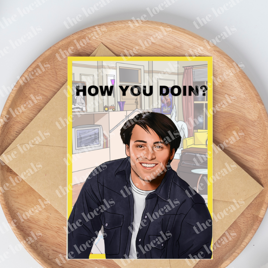 Joey Comment ça va ? Carte de vœux