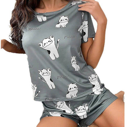 2 piece Pyjamas set women Night sleepwear and Loungewear