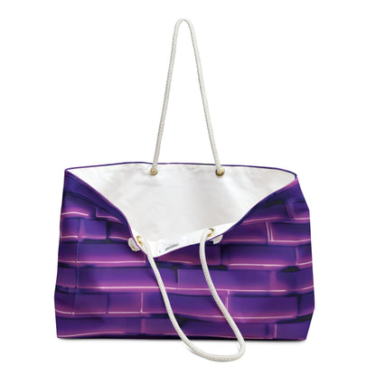 Sac de Voyage Motif Brique Violette | Brique Dégradée, Grand Cabas