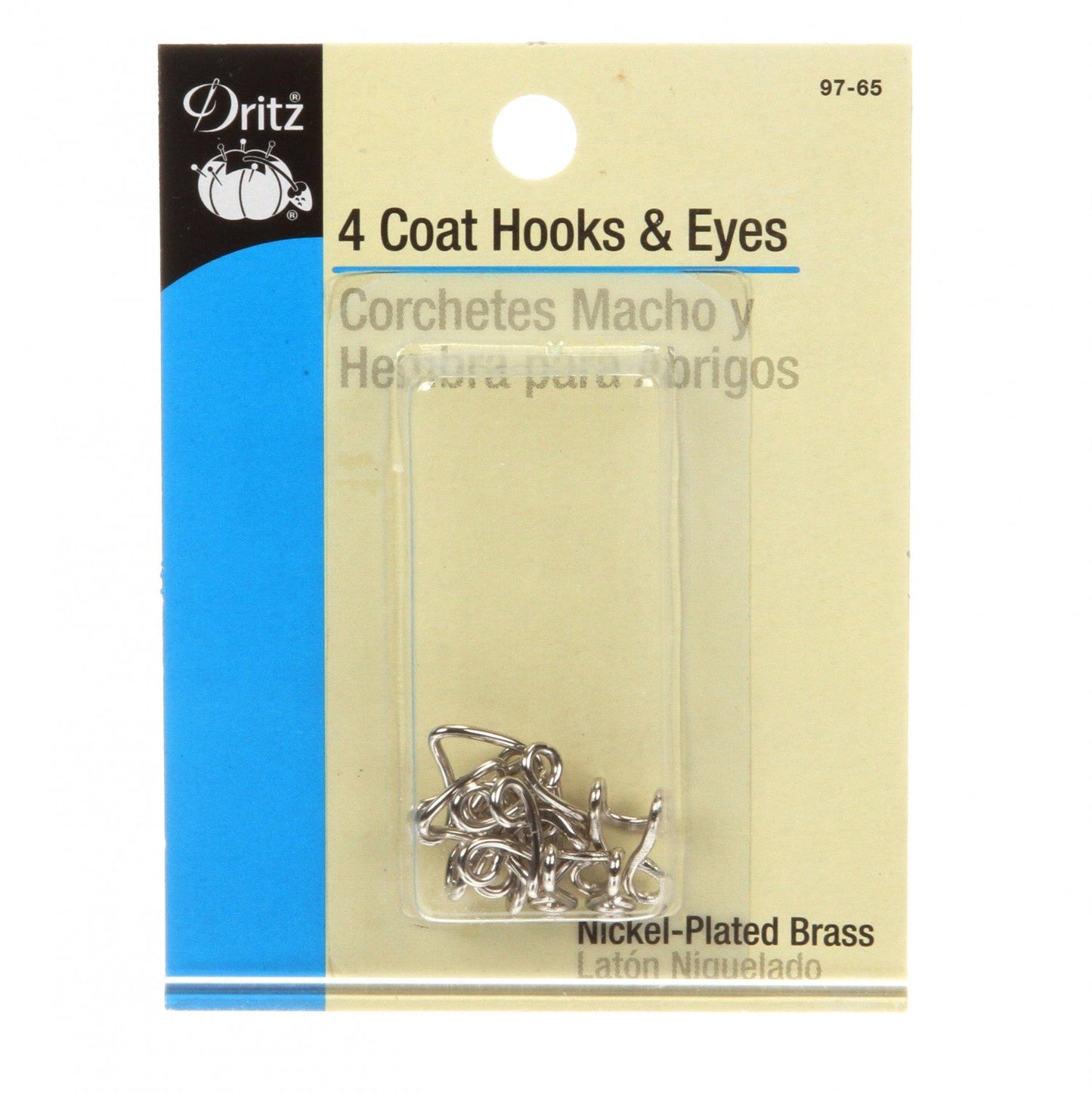 Dritz Coat Hook & Eye - Nickel