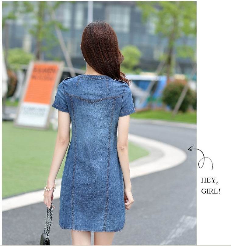 Casual  Denim Fashion Mini Jeans dress