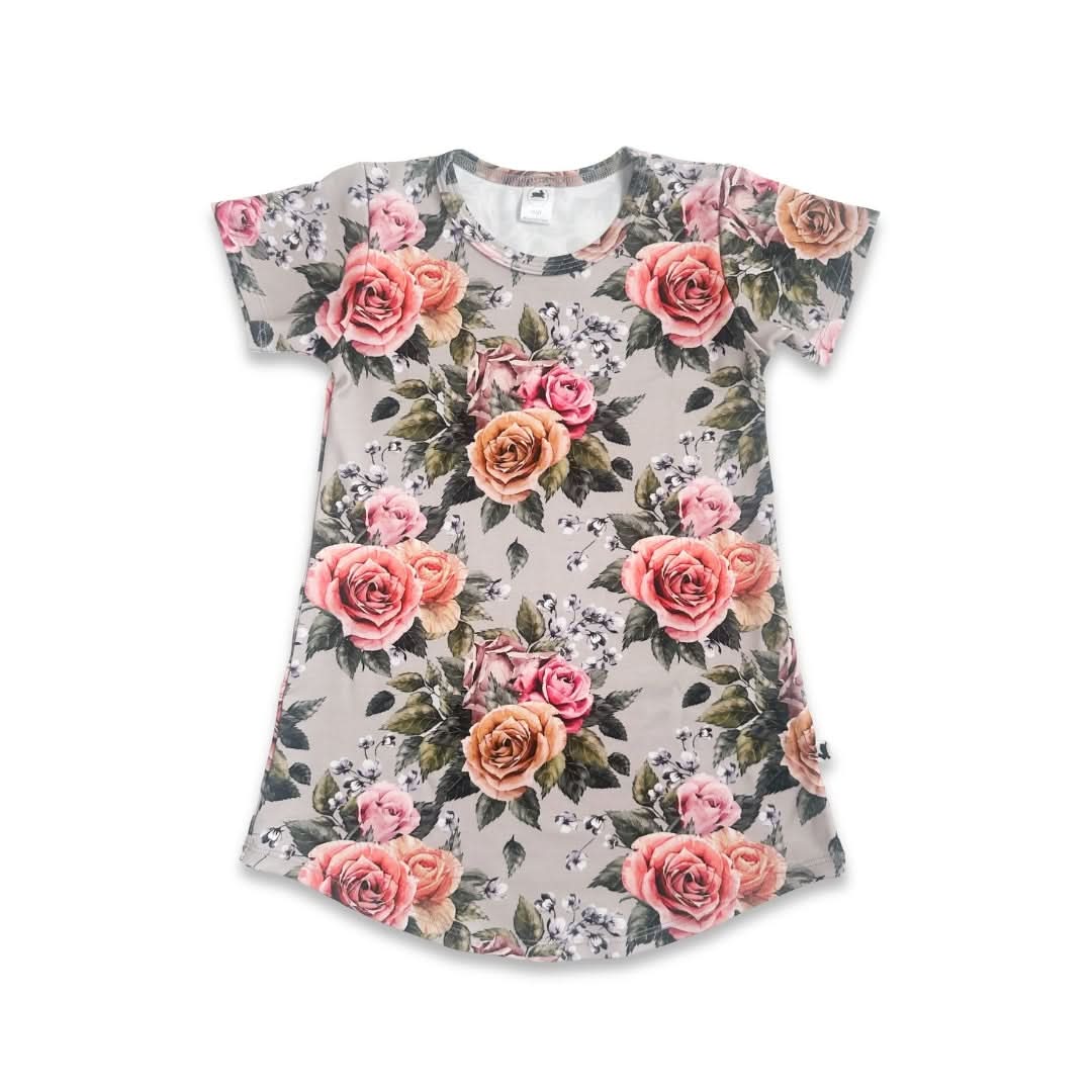 Kids’ Bamboo Winslow Dress | Terracotta Rib