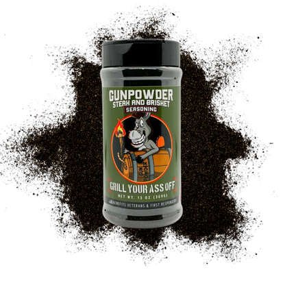 Grill Your Ass Off - Gunpowder Steak & Brisket Seasoning