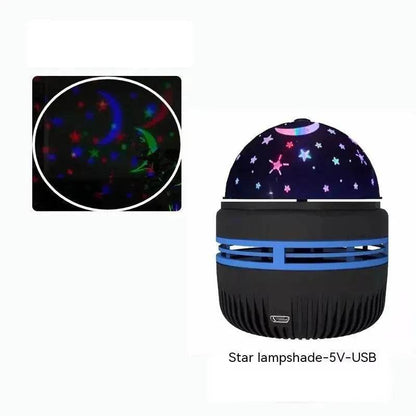 Projecteur de lumière LED Mini boule de cristal magique ciel étoilé