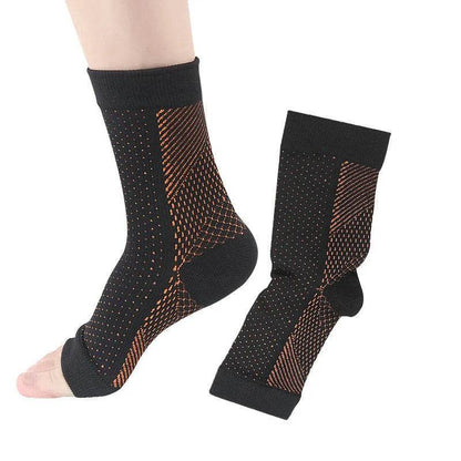 Foot Compression Sports Ankle Brace Socks Relieve Swelling  Unisex
