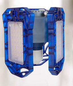Lampe de garage déformable, lumière de radar, lampe industrielle d'entrepôt, éclairage domestique haute intensité