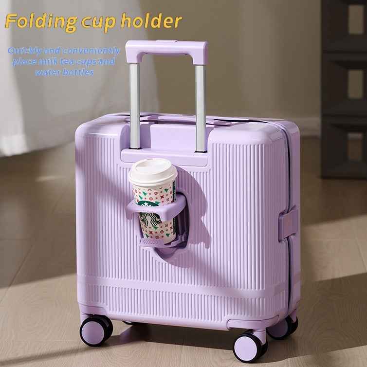 New Fashionable 16 Inch Luggage Case With TSA Customs Lock, 360 Universal Wheel Pull Rod Box, Luggage Universal Wheel Password Box