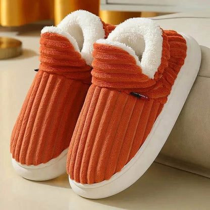 Hommes Hiver Nouvelles Femmes Pantoufles en Coton Extérieur Mode Couple Pantoufles Chaudes Intérieur Chambre Coton Peluche Chaussures Polaire Moelleuses