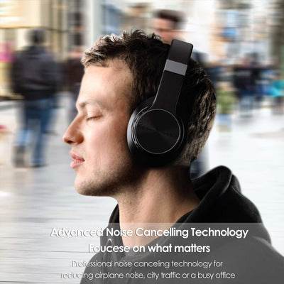 Écouteurs Bluetooth sport à réduction de bruit de type bandeau
