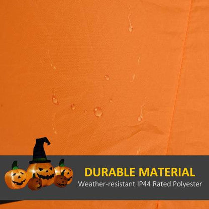 Outsunny 73L Inflatable Halloween Decoration,5 Pumpkin, Blow Up Outdoor LED Yard Display, Waterproof