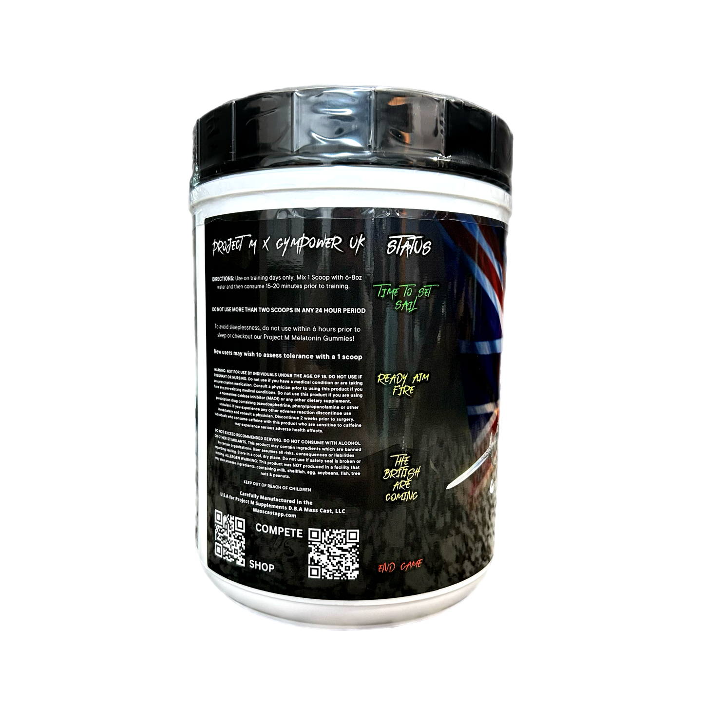 Project M Mindfu k Extreme Stim Pre-Workout V2 - 60 Servings