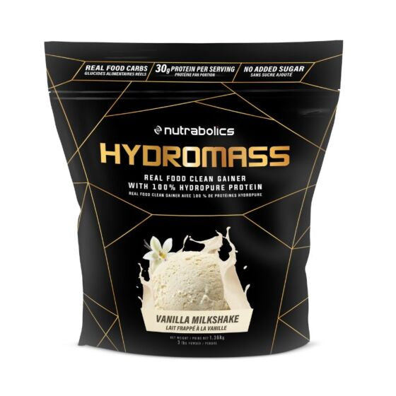 Nutrabolics HydroMass 3lbs - Efficient Mass Gainer