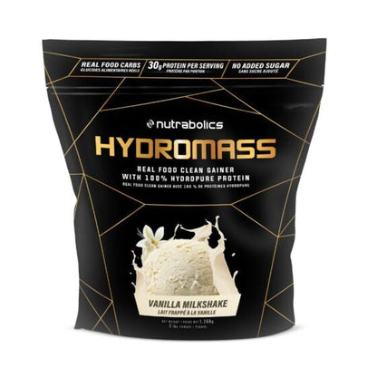 Nutrabolics HydroMass 3lbs - Efficient Mass Gainer