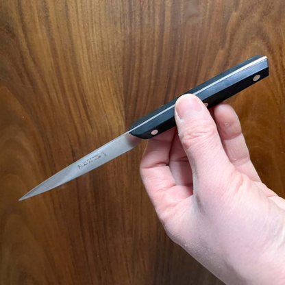 9 cm Kitchen Paring Knife with Full Tang Blade & Black Handle
