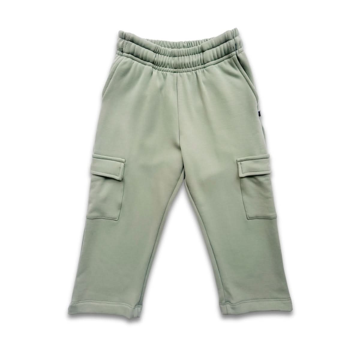 Youth Bamboo Fleece Cargo Pants | Terracotta