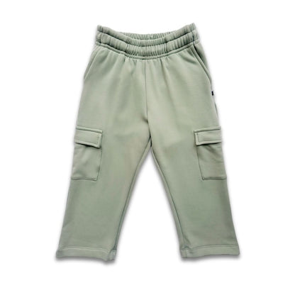 Youth Bamboo Fleece Cargo Pants | Terracotta