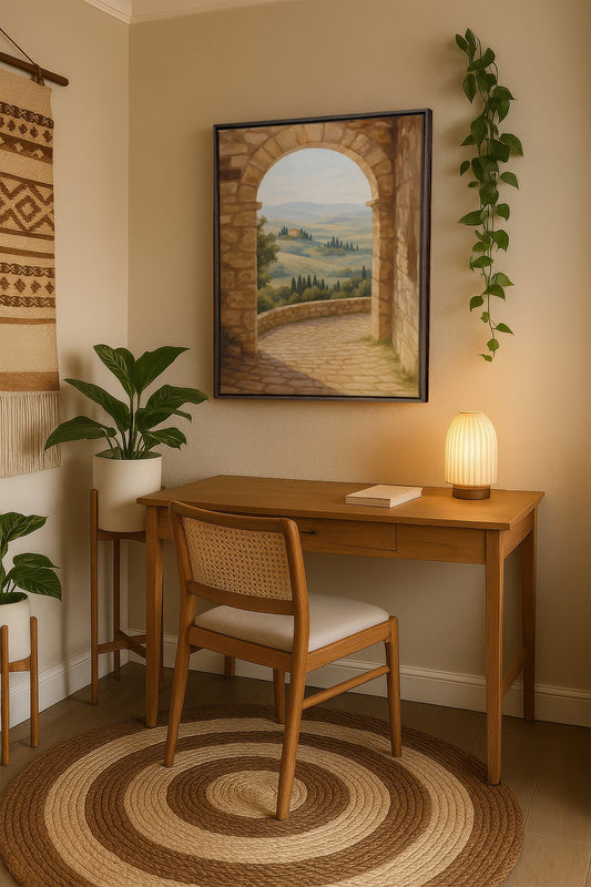 GOLDEN PATH, Artwork on stretched canvas