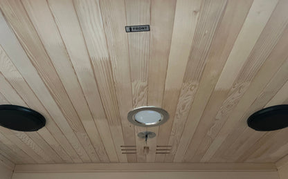 Blisspod | Vienne | Sauna infrarouge lointain en bois de pruche du Canada, très faible champ électromagnétique, 4 chauffages – 2 personnes