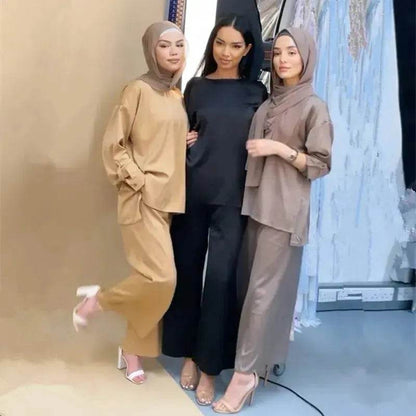 Arab2 piece set  Middle East Dubai Two Pant Suit ArabCo ord  2 piece set