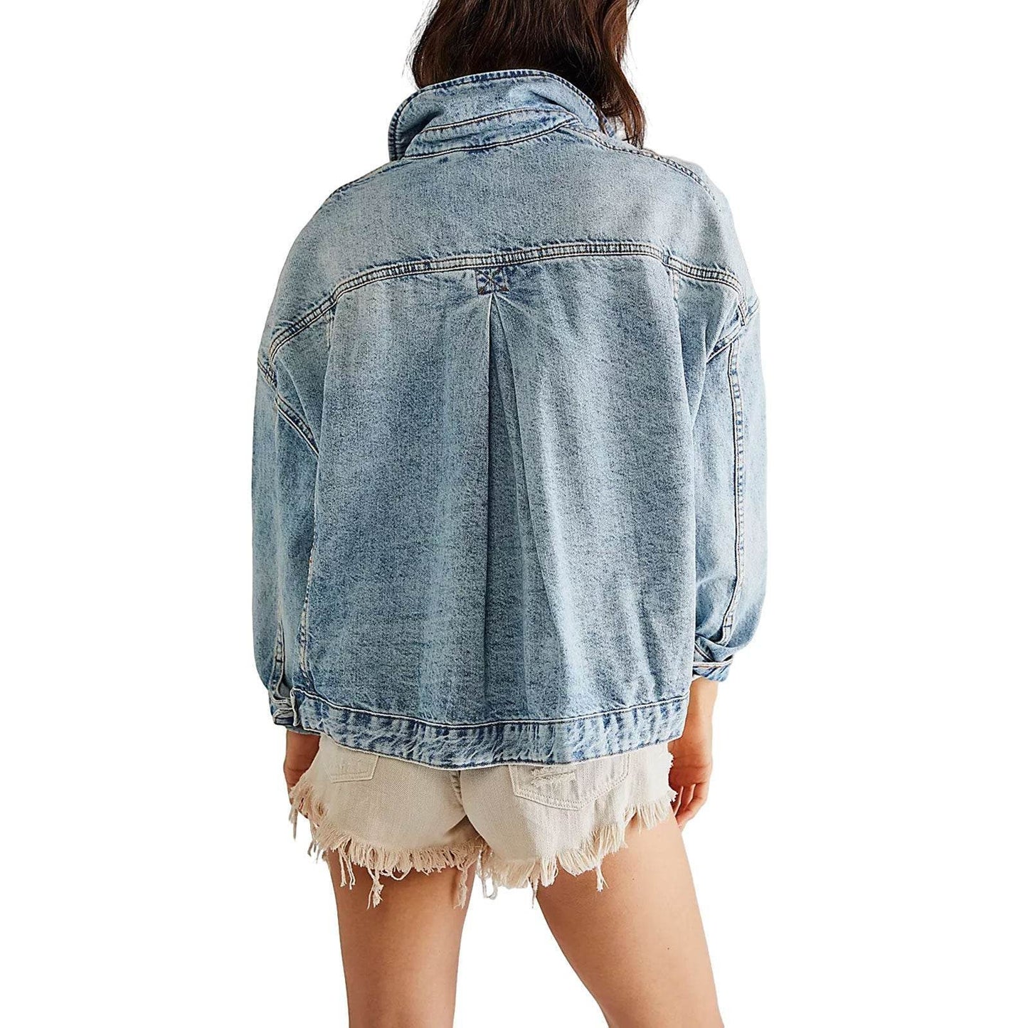 Loose Fashion Denim Jacket for Women