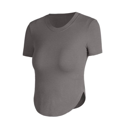 Nude feel Short-sleeved Workout Top Running gym top women