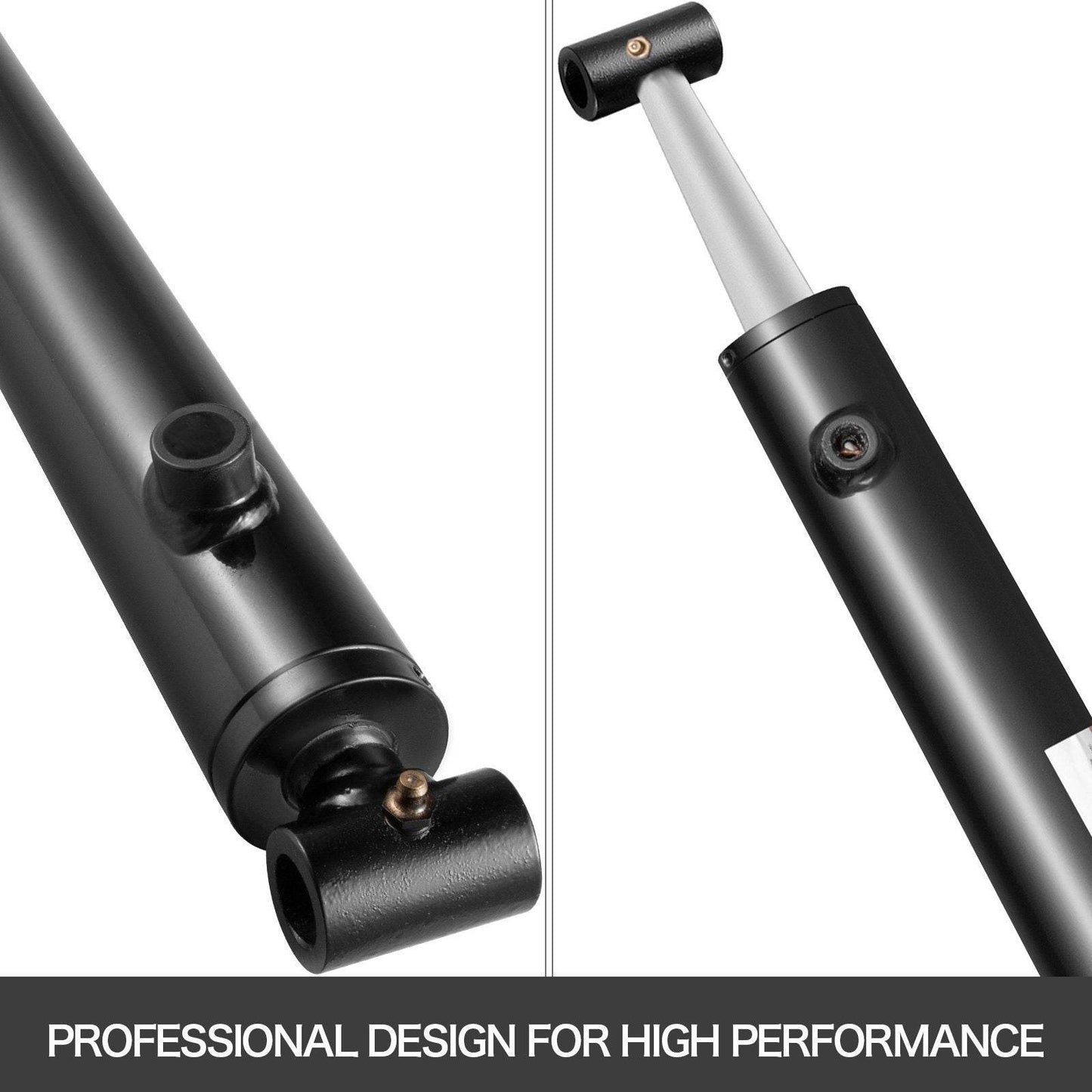 Hydraulic Cylinder 2 Bore 36 Stroke Hydraulic Ram Cylinder 3000psi Hydraulic Cylinders Welded Double Acting Cross Tube SAE6 Port Hydraulic Lifting Cylinder