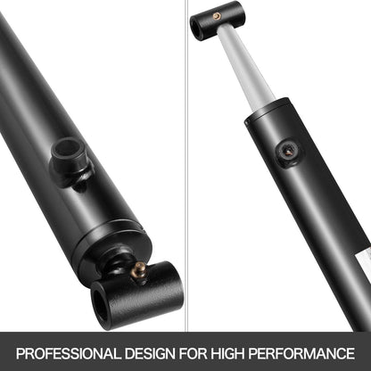 Hydraulic Cylinder 2 Bore 36 Stroke Hydraulic Ram Cylinder 3000psi Hydraulic Cylinders Welded Double Acting Cross Tube SAE6 Port Hydraulic Lifting Cylinder
