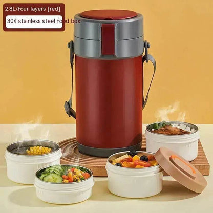 304 Stainless Steel Large Capacity Vacuum Thermal Insulated Lunch Box