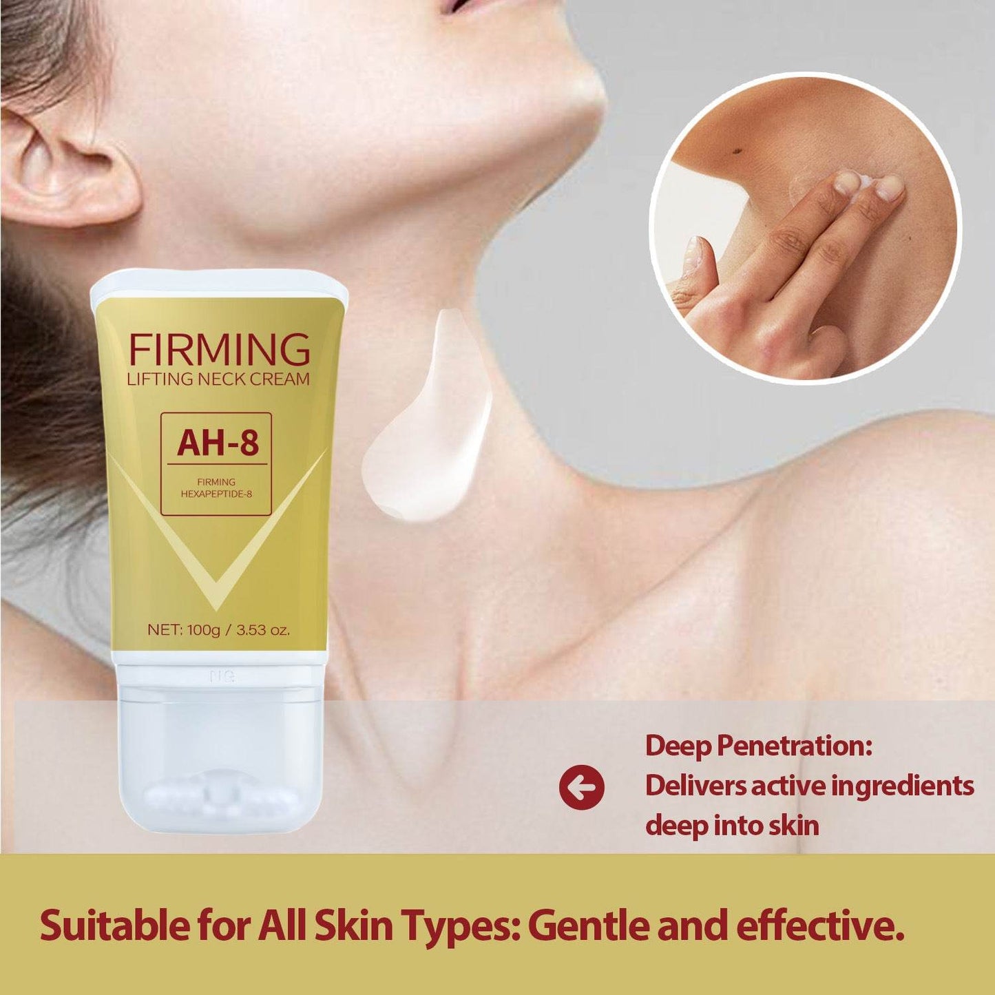 Firming Neck Cream AH-8 - Firming Lifting Neck cream