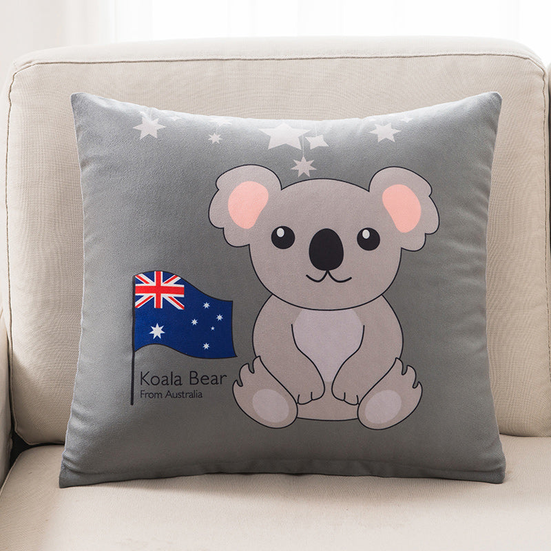 Cute Decorative Throw Pillow – Soft Plush Sofa Cushion for Living Room, Bedroom & Bedside