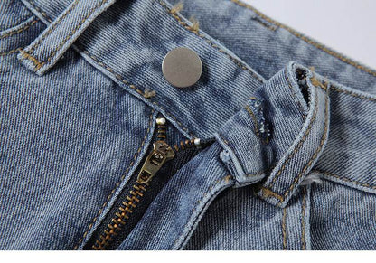 Women Street style Ripped Denim Jeans Pant Low rise