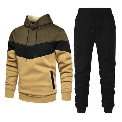 Winter Sweatsuit – Hooded Cotton Blend Sports Set for Men & Women