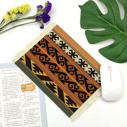 Office mouse pad, Suede fringe mouse pad Hot rubber  Bohemian style