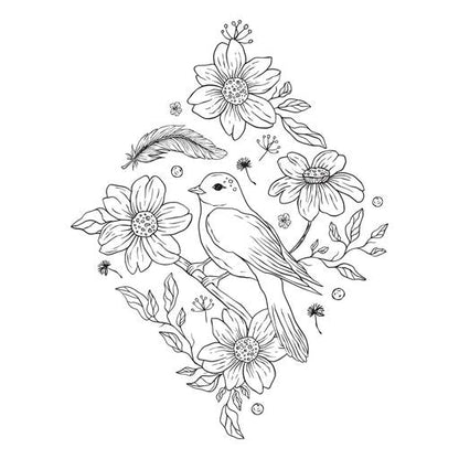 Plaque de presse Diamond Aviary de la collection BetterPress
