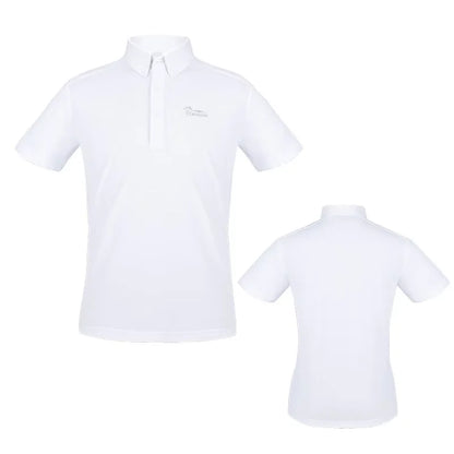 Kids riding horse T shirt white color competition equestiran children short sleeve coat boy rider equestrian equipments