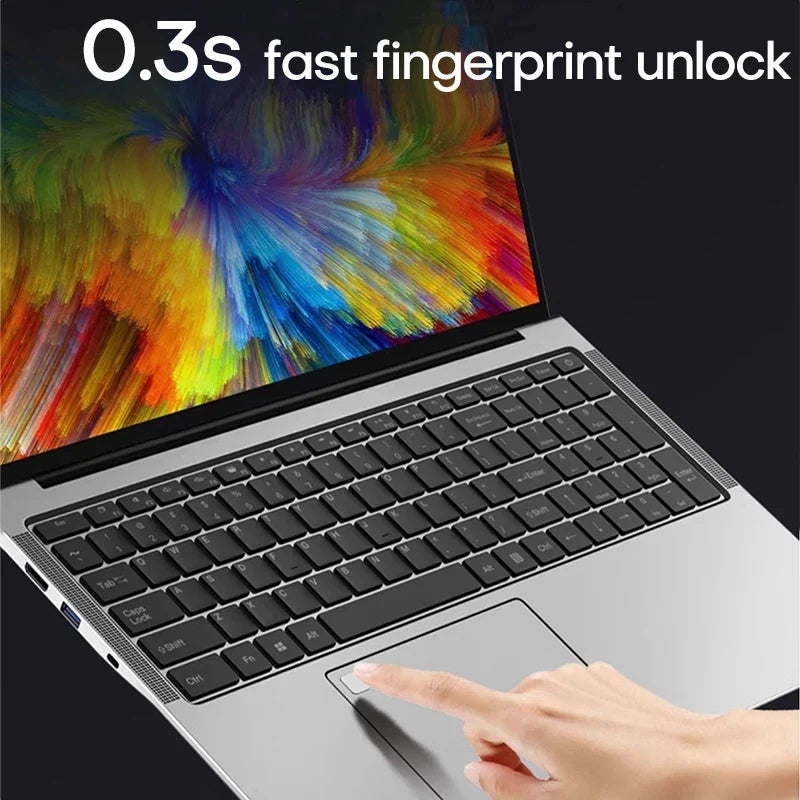 17.3" Gaming Laptop Computer PC Windows 11 Pro Intel Celeron N5095 Laptops Discrete Graphics 16GB DDR4 1TB SSD Notebook PC Gamer