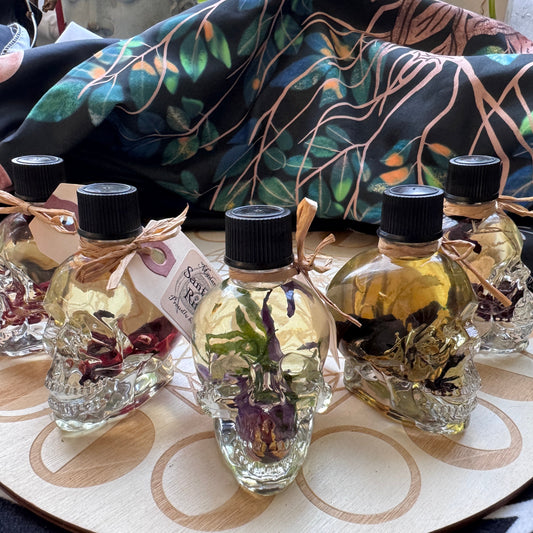 Skull Shaped Oil Bottles