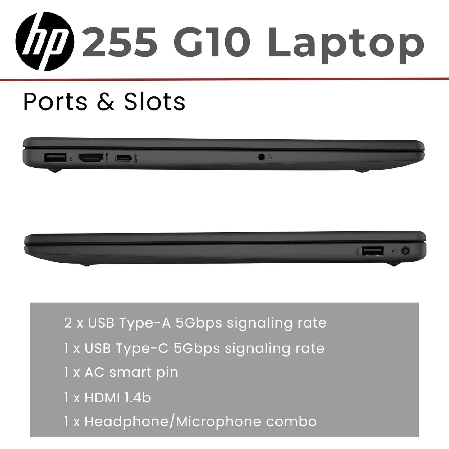 HP 255 G10 15.6" FHD Business Laptop,AMD Ryzen 7-7730U,64GB RAM,4TB SSD,Wi-Fi 6,HDMI,Windows 11 Pro
