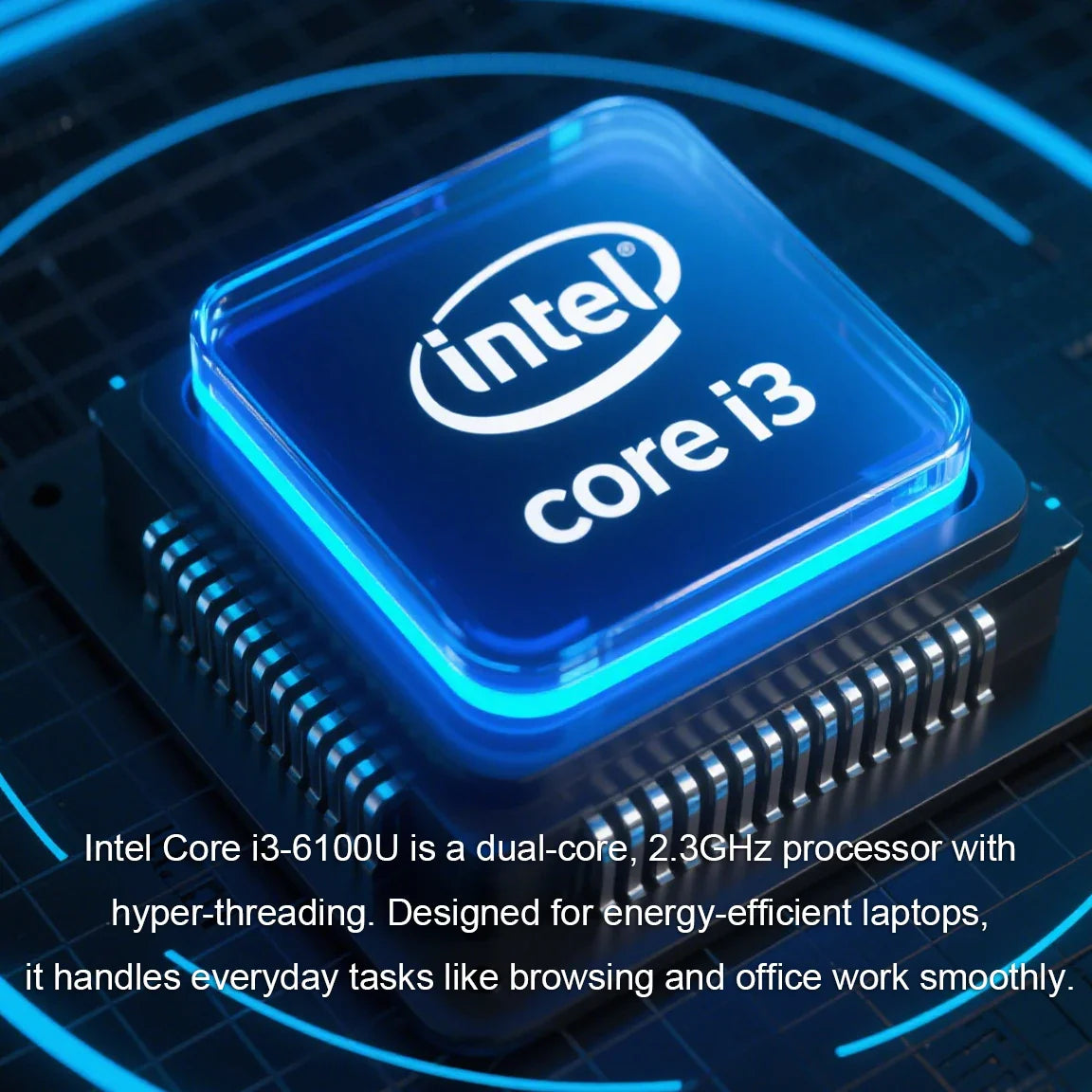 Erilles 15.6 "Intel Core i3 6100U Laptop Computer Windows 11 16GB RAM 512GB 1TB SSD Portable Notebook PC Office Study Laptops